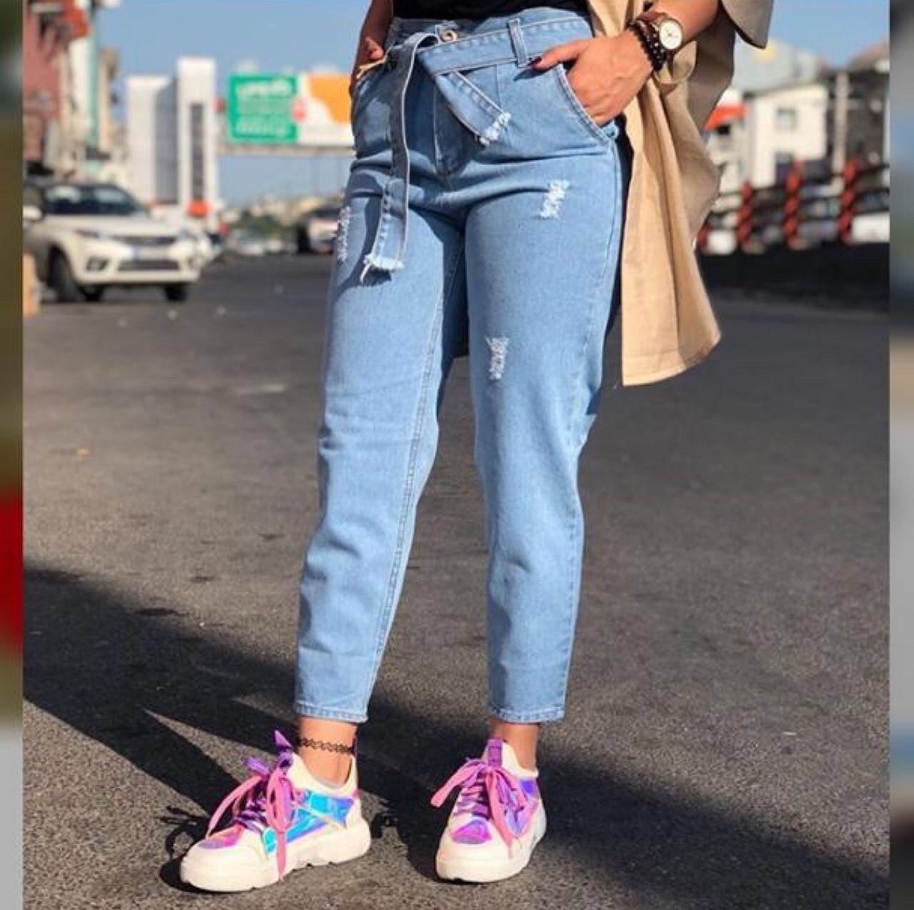 شلوار جین مام استایل