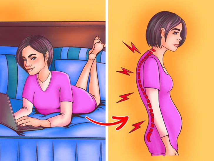 چرا هرگز نباید از تختخواب خود برای کار کردن استفاده کنیم؟