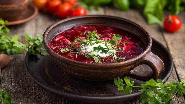 سوپ برش روسی
