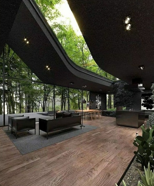 خانه ای زیبا در طبیعت