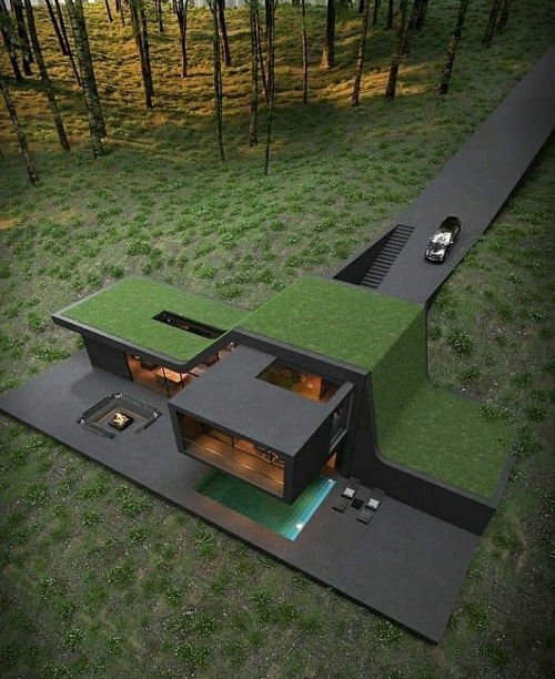 خانه ای زیبا در طبیعت