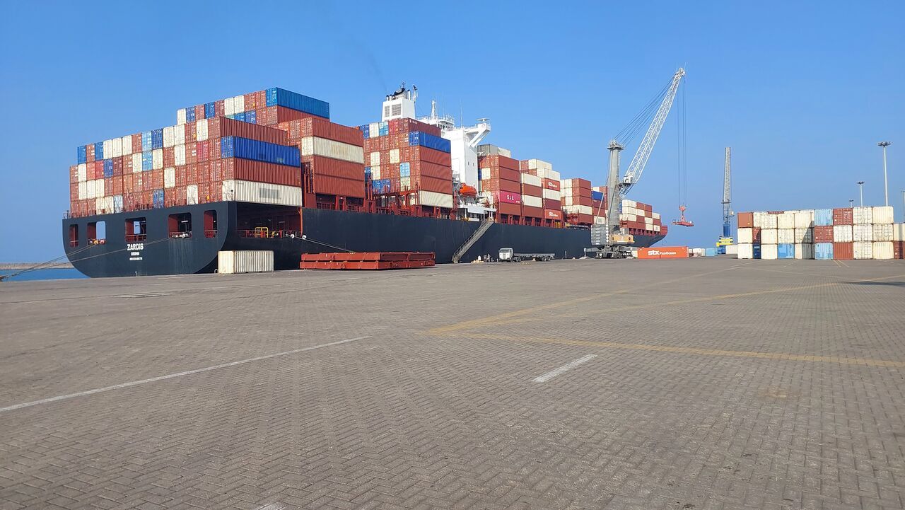 بندر چابهار آماده پذیرش بدون محدودیت کانتینر