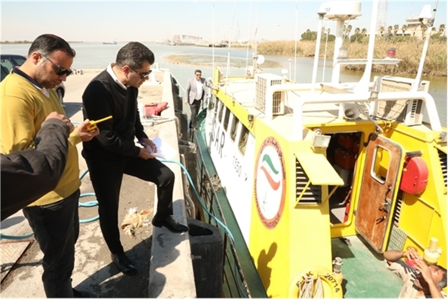 ممیزی تجهیزات مخابراتی شناورهای جست‌وجو و نجات دریایی بندر خرمشهر در آستانه تعطیلات نوروز