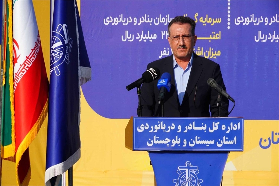 آغاز عملیات اجرایی 5 پروژه زیرساختی و بهره برداری از 7 پروژه توسعه ای در بندر چابهار