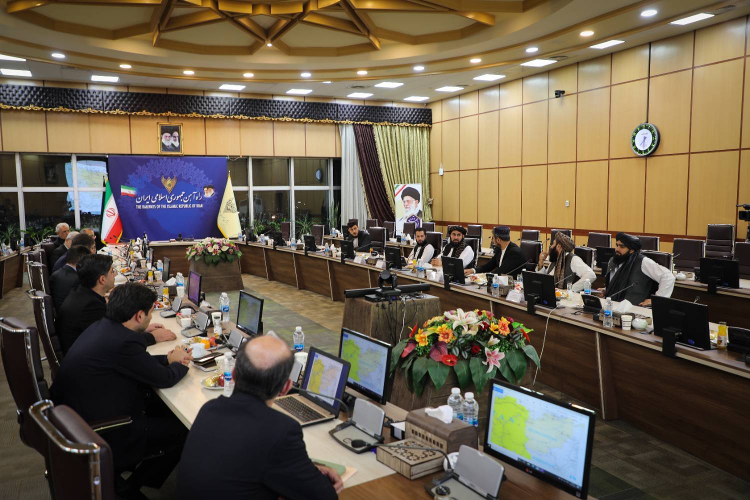 دیدار مدیرعامل راه‌آهن ایران با رئیس اداره خط آهن افغانستان