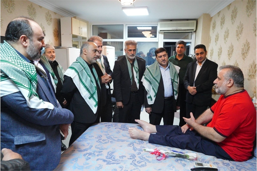 بازدید مدیرعامل سازمان بنادر و دریانوردی از آسایشگاه جانبازان شهید بهشتی