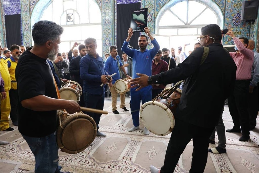 برگزاری مراسم یادبود جانباختگان حادثه بندر شهید رجایی در بندر امام(ره)